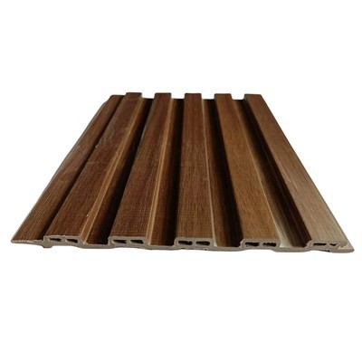 Panel Dinding Bergalur Papan Komposit Dalaman WPC